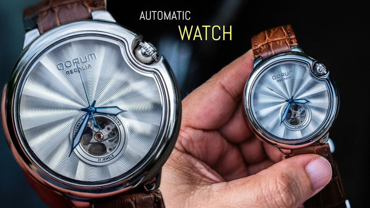 Another interesting Automatic watch with weird crown position - Qorum Regalia Review
