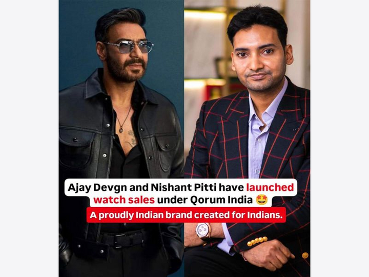 Ajay Devgn and Nishant Pitti redefine Indian luxury with launch of Qorum Watches