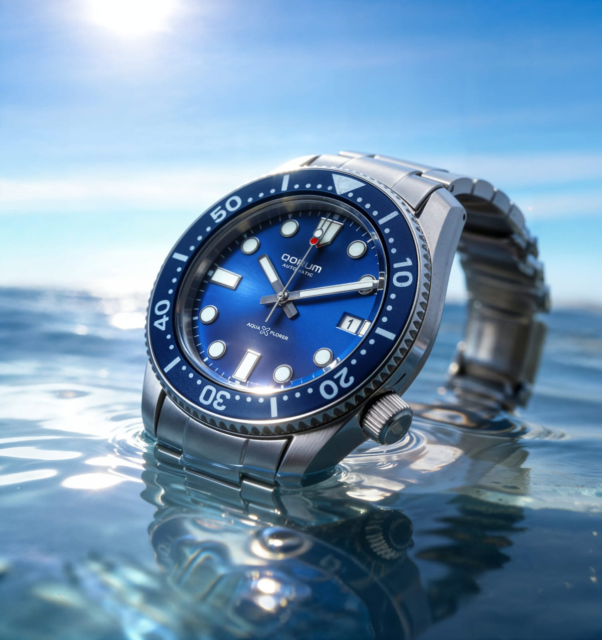 Aquaxplorer Royal Blue Dial Automatic Watch