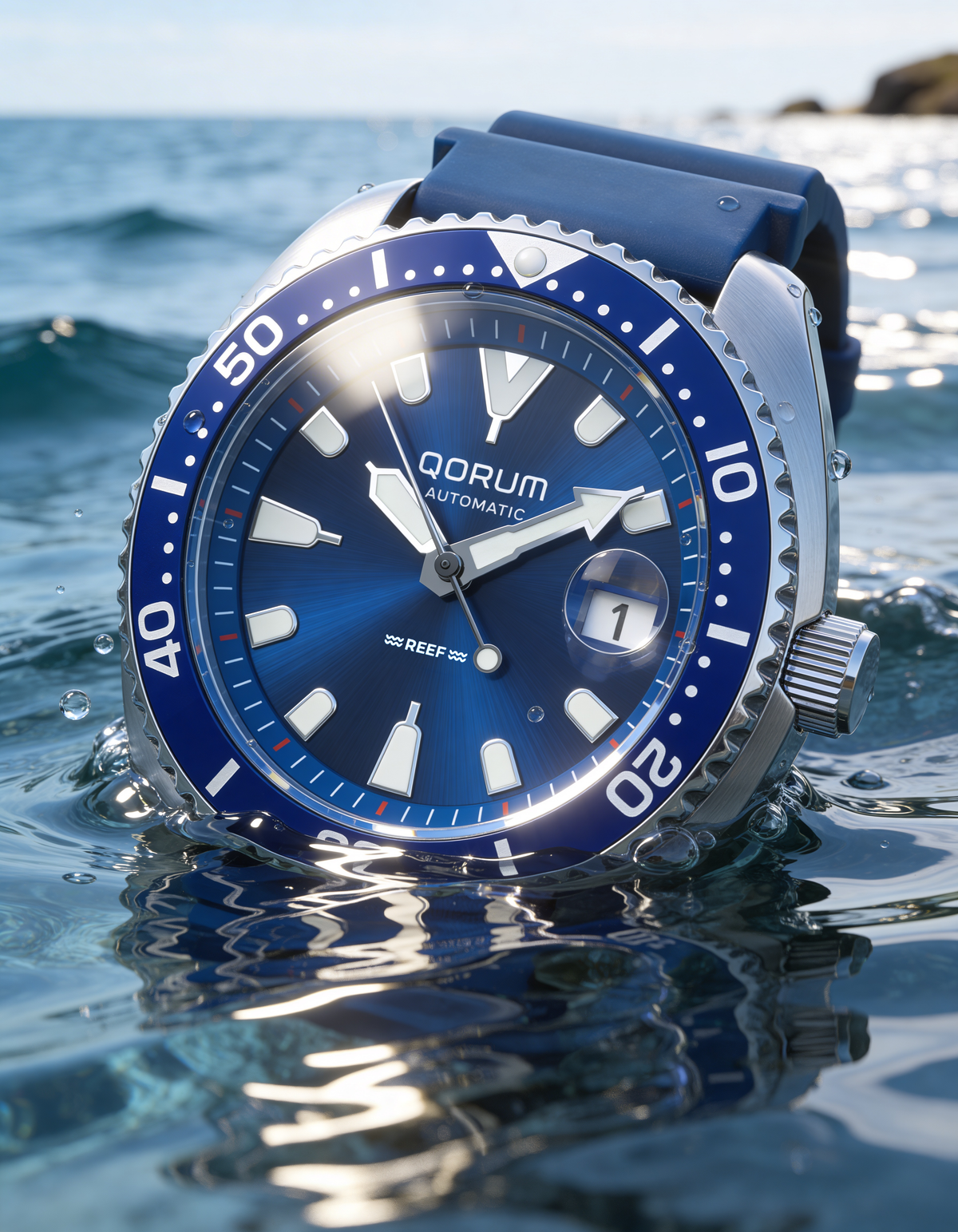 Reef Royal Blue Dial Automatic Watch