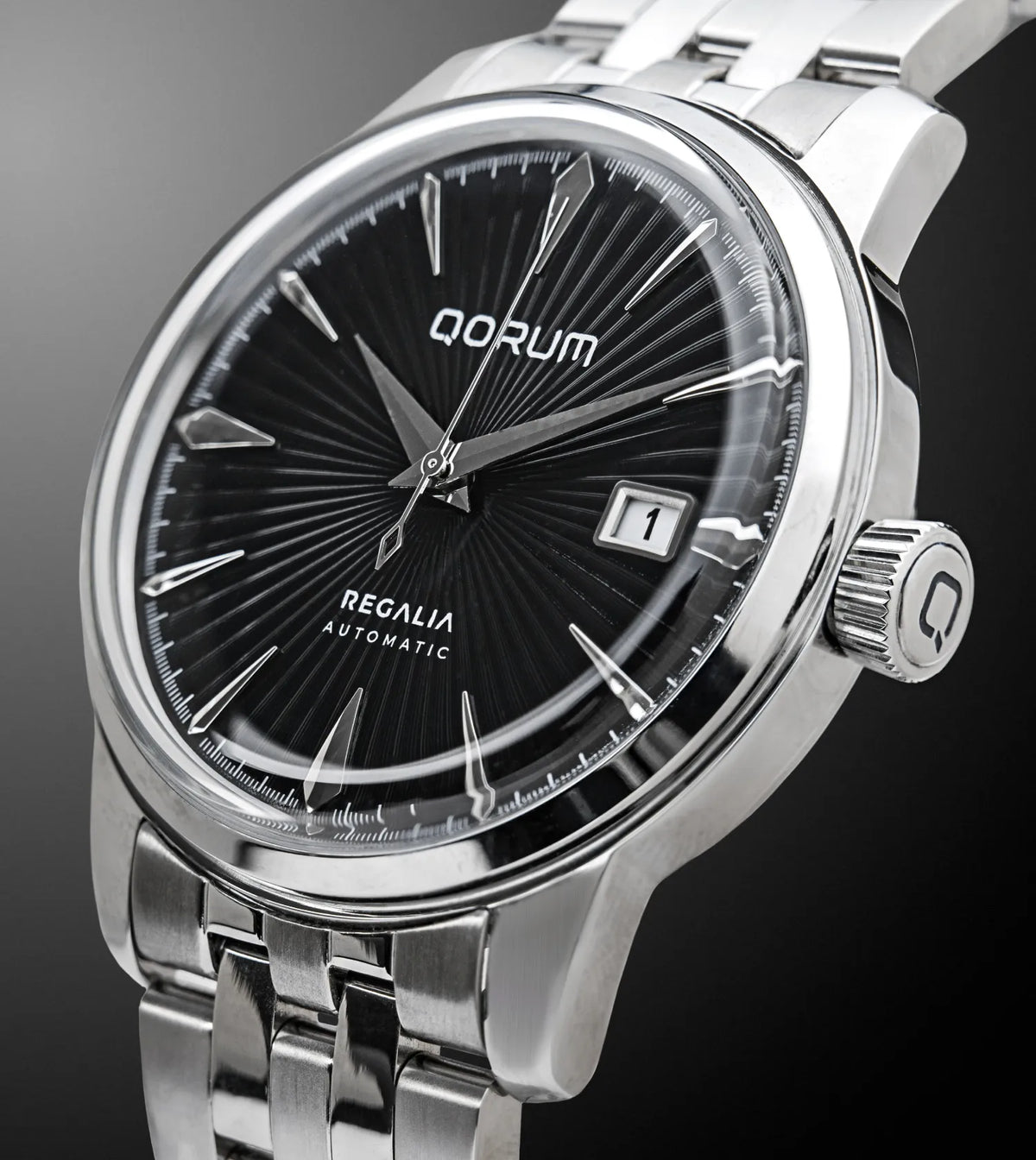 Regalia Obsidian Black Dial Automatic Watch
