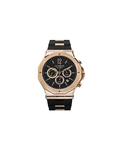 Kronos Rose Gold Steel Chronograph