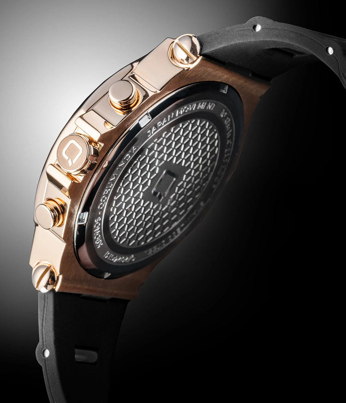 Kronos Rose Gold Steel Chronograph
