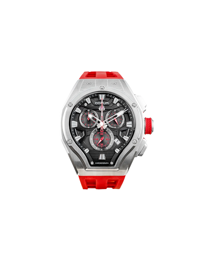Equinox Red Dial Chronograph Watch