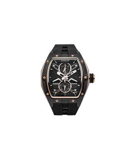 Equinox Black Dial Rose Gold Multi-Function Watch