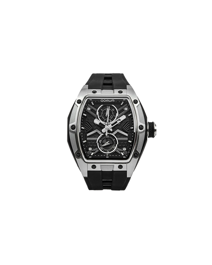 Equinox Black Dial Silver Multi-Function Watch