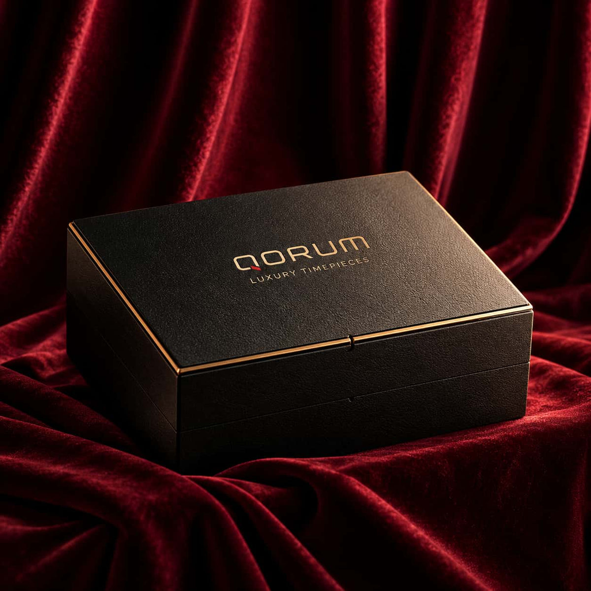QORUM Luxury Watch Box on Velvet