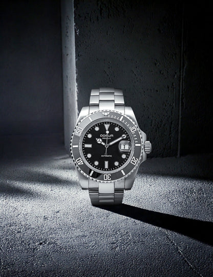 Black Dial Black Bezel Automatic Watch