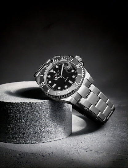 Black Dial Black Bezel Automatic Watch