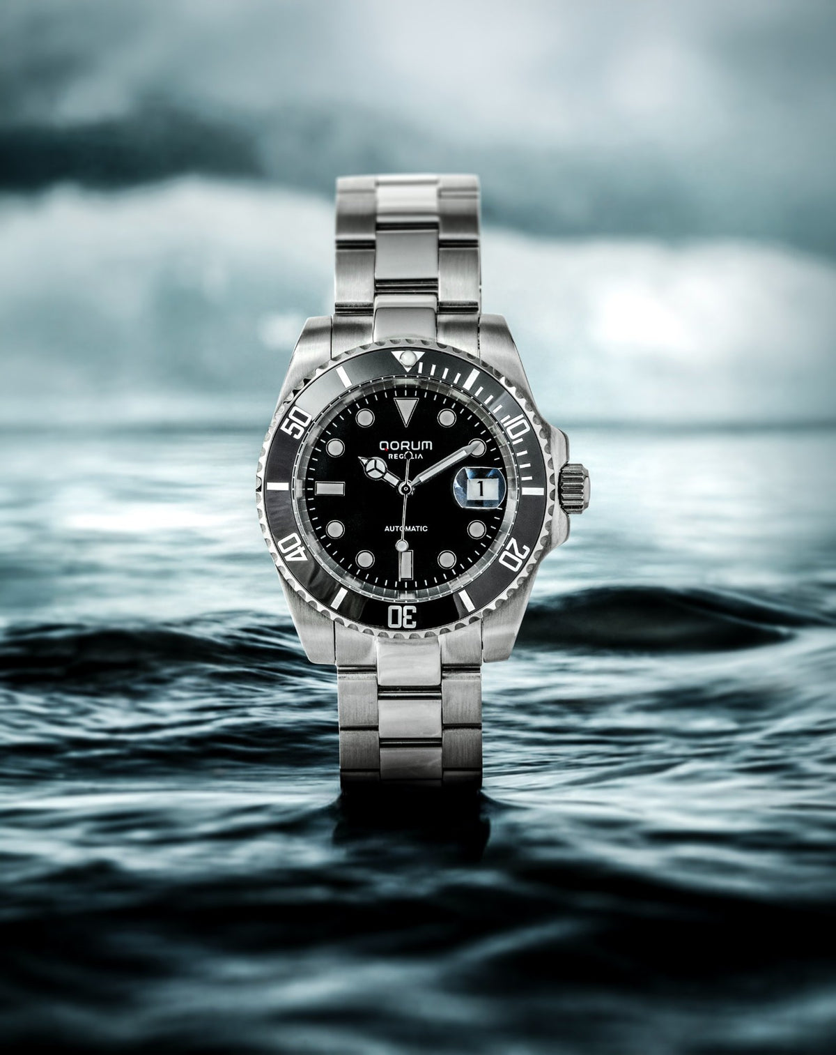 Black Dial Black Bezel Automatic Watch