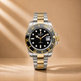 Regalia Black Dial Two-Tone Gold Automatic Watch