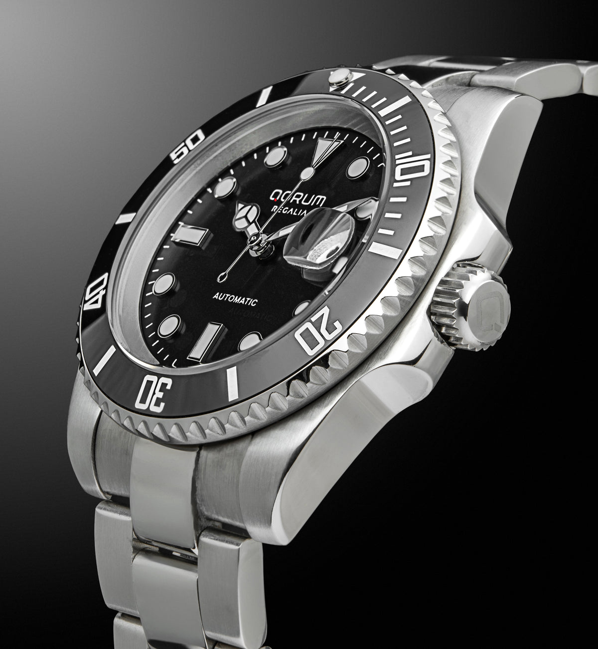 Black Dial Black Bezel Automatic Watch